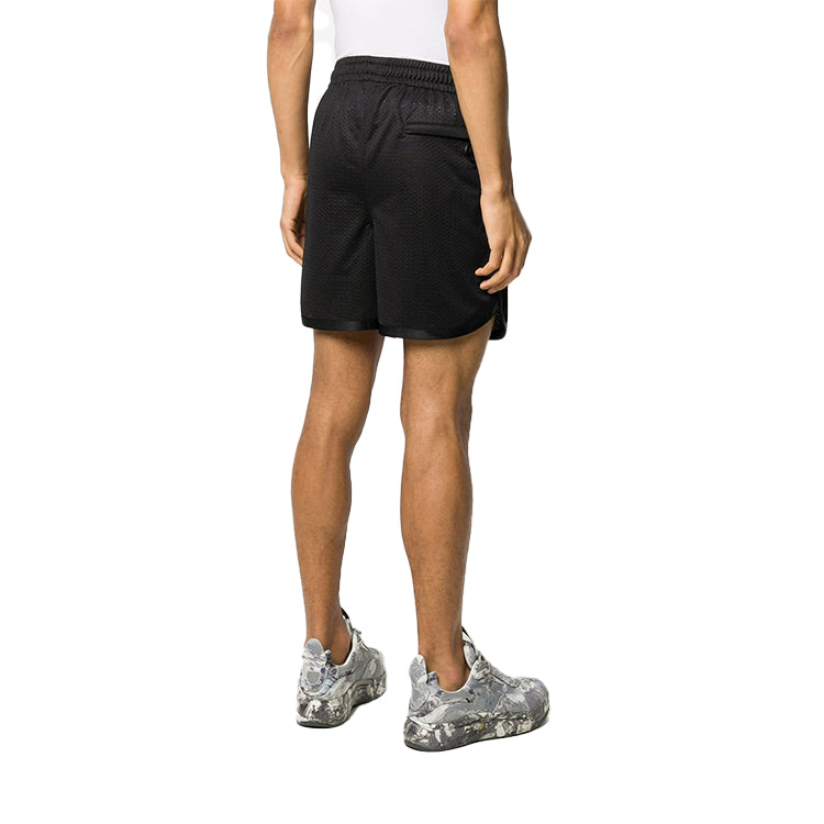 Off-White FW20 Caravaggio Printing Sports Shorts Men Black OMCI005E20JER0011010