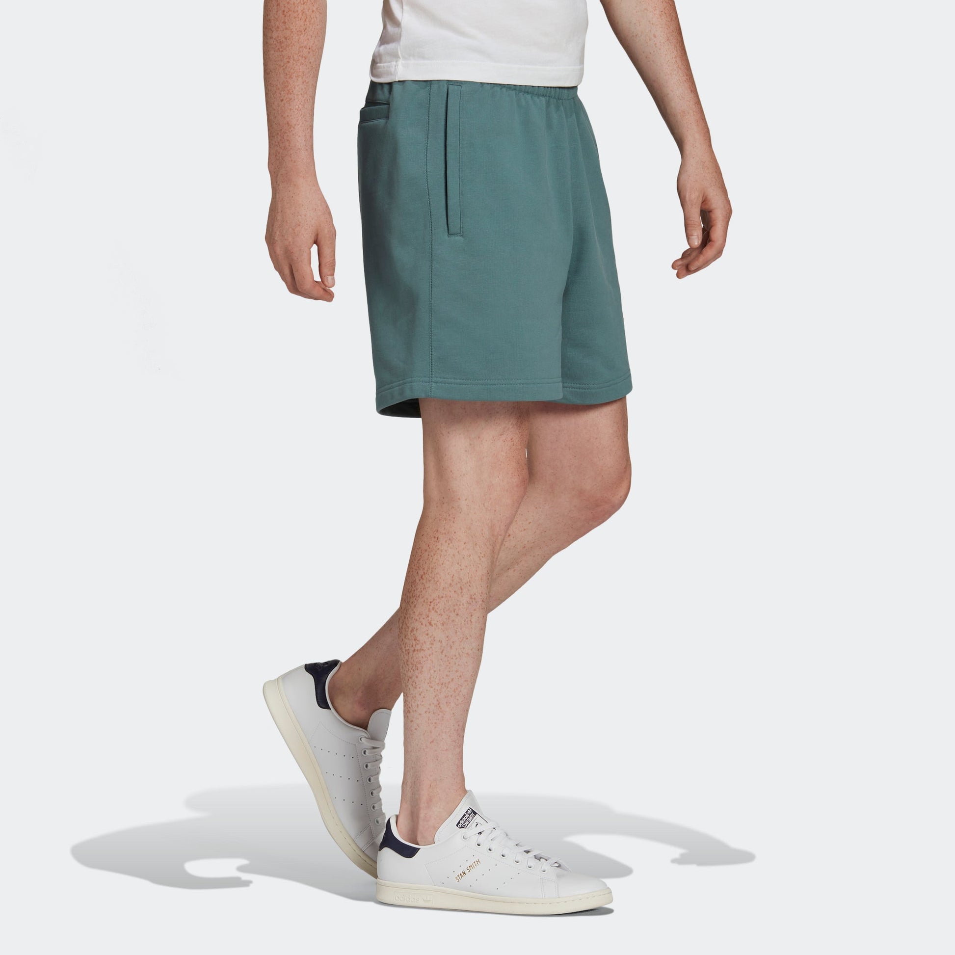 adidas originals C Short Ft Solid Color Lacing Sports Shorts Green HF6363