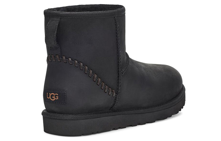 UGG Classic Mini Deco Snow Boots 'Black' 1115050-BLK