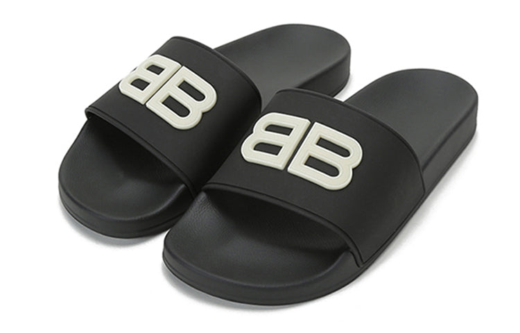 Balenciaga Pool Slides 'Black Glow' 656395W1S861073