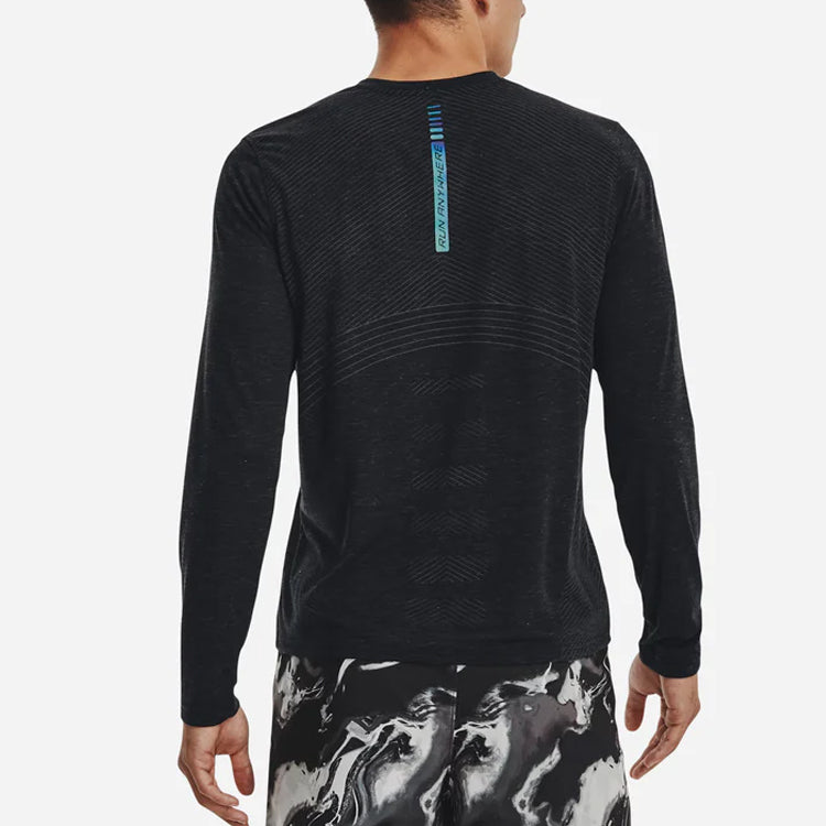 Under Armour Breeze Run Anywhere Long Sleeve T-shirt 'Black' 1375273-001