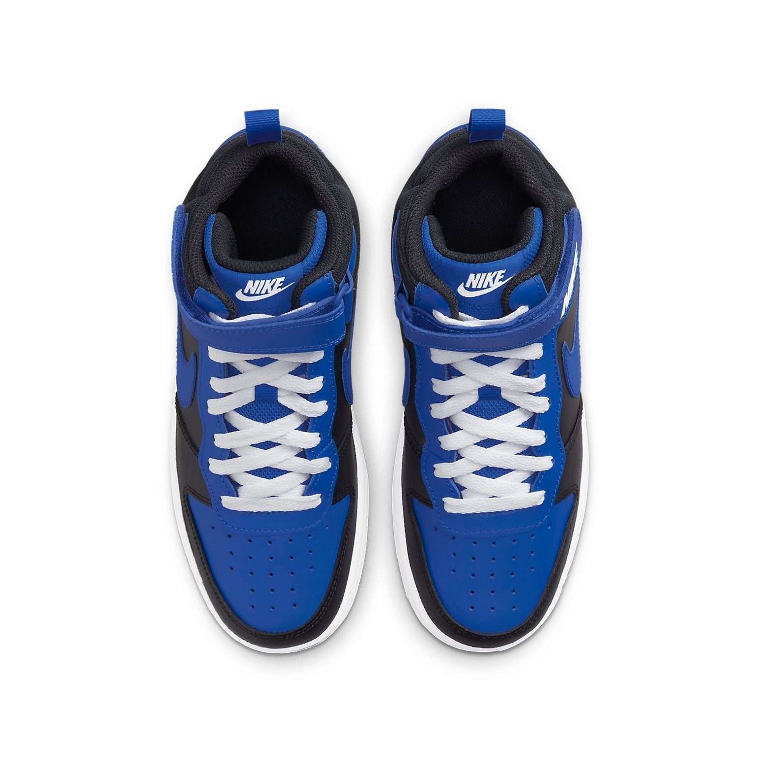 (GS) Nike Court Borough Mid 2 'Black Game Royal' DM8872-001