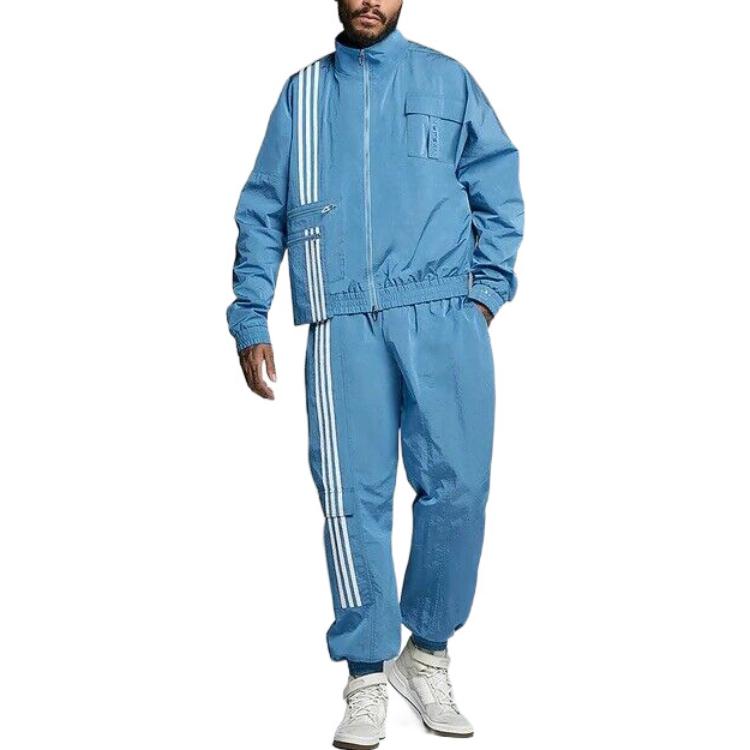 adidas originals x Ivy Park Crossover Classic Stripe Sports Jacket Unisex Blue H33303
