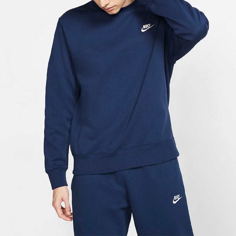 Nike Sportswear Casual Sports Round Neck Pullover Blue BV2663-410