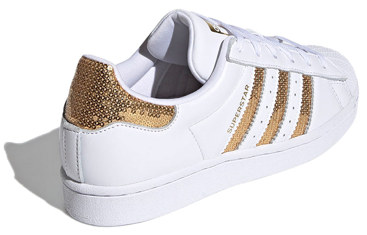 (WMNS) adidas Superstar 'White Gold Sequins' G55658
