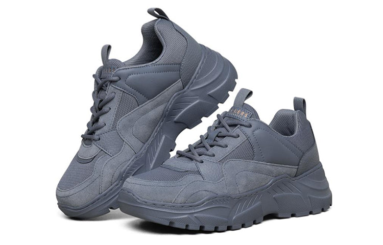 (WMNS) Skechers B-Rad Running Shoes Gray/Blue 155177-SLT