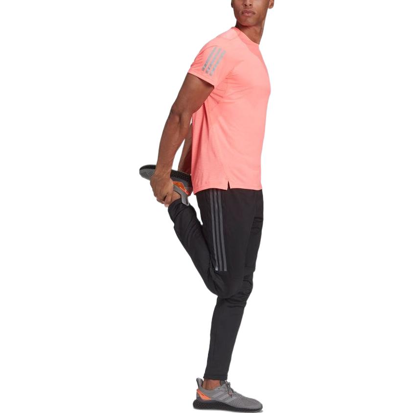 Men's adidas Logo Stripe Printing Casual Sports Pants/Trousers/Joggers Black HE2470