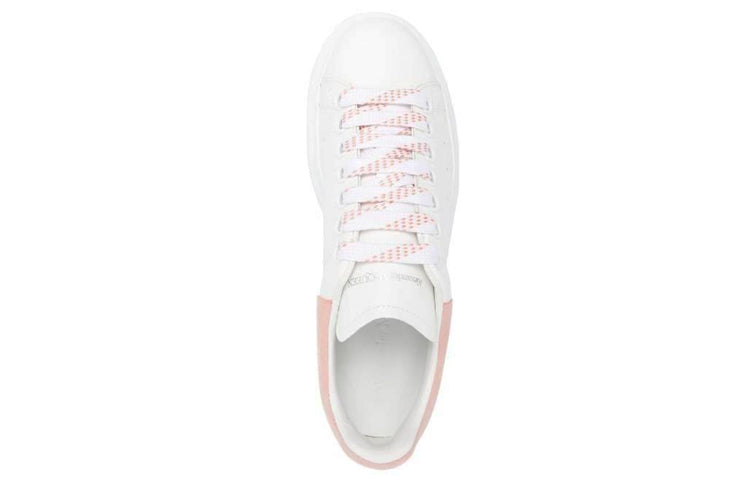 (WMNS) Alexander McQueen Oversized Low-Top Sneakers 'White Pink' 718139WHGP78965