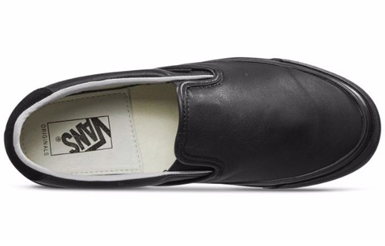 Vans OG Slip-On 59 LX Leather Suede 'Black' VN0A38FZ69E