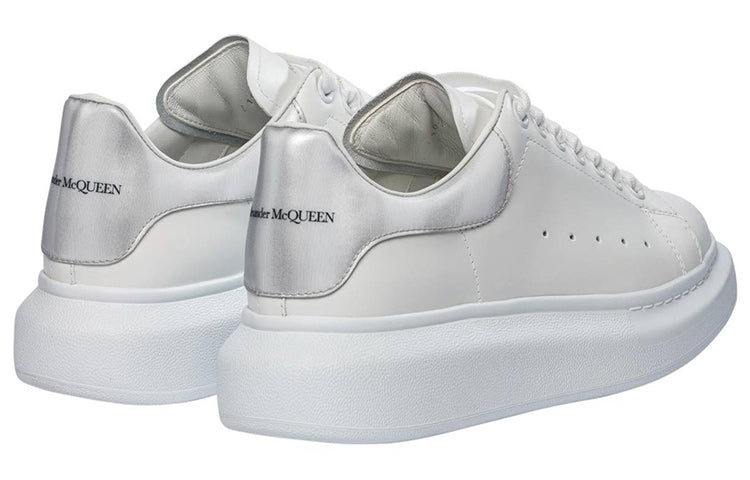 (WMNS) Alexander McQueen Oversized Shoes 'Cream White Silver' 718232WICGI9071