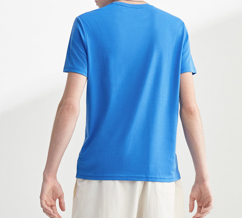 FILA Jagger Sports Shoe Printing Short Sleeve Blue F11M028176F-BU