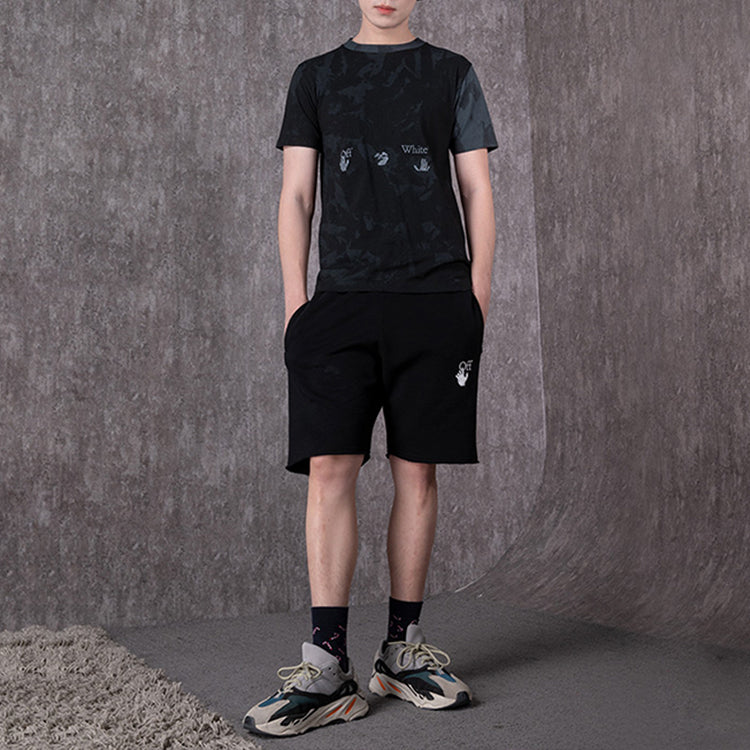 Off-White Tie Dye T-Shirt 'Black/Grey' OMAA038R21JER0141009