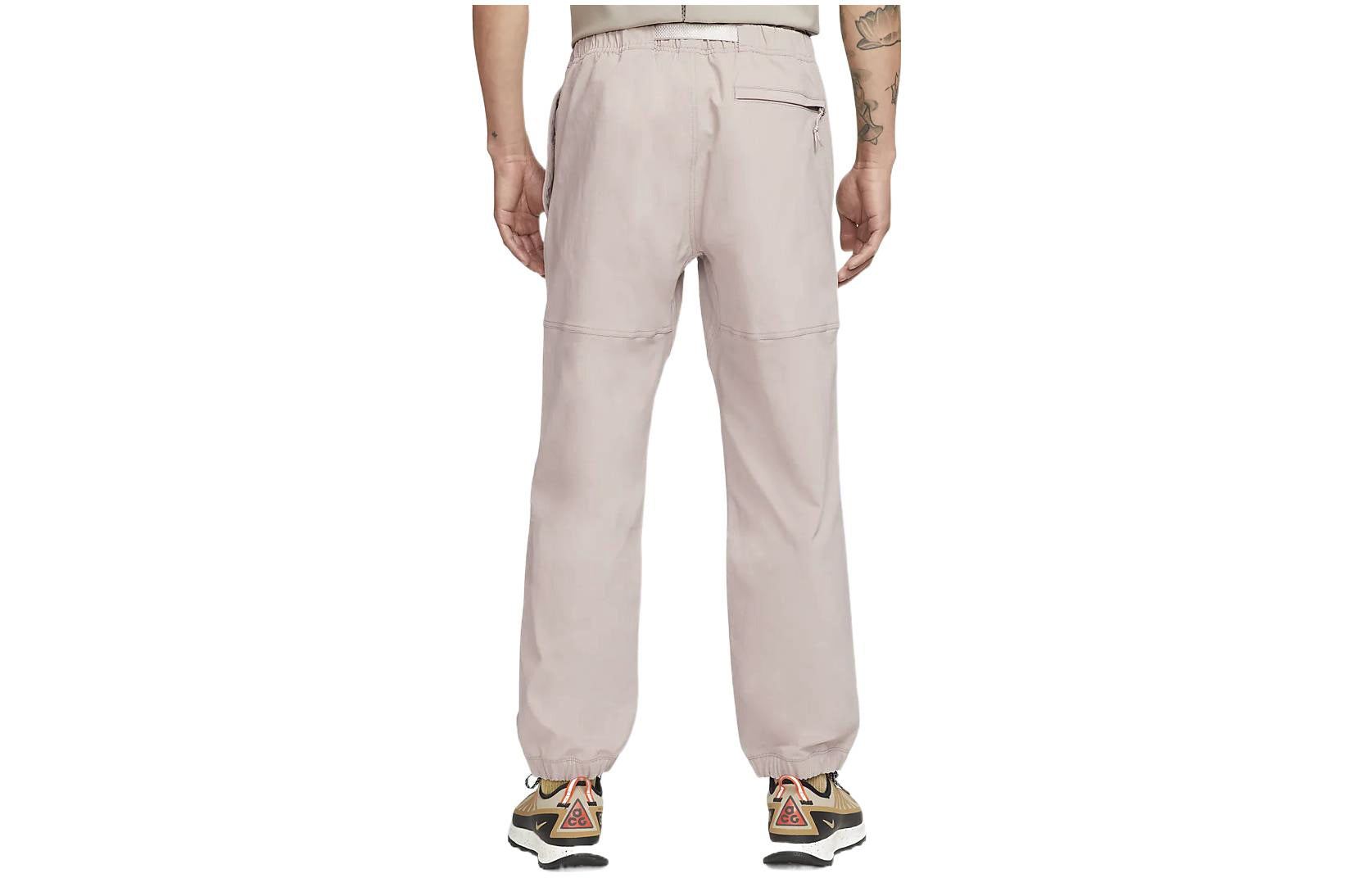 Men's Nike ACG Solid Color Belt Breathable Casual Long Pants/Trousers Yellow CV0661-245