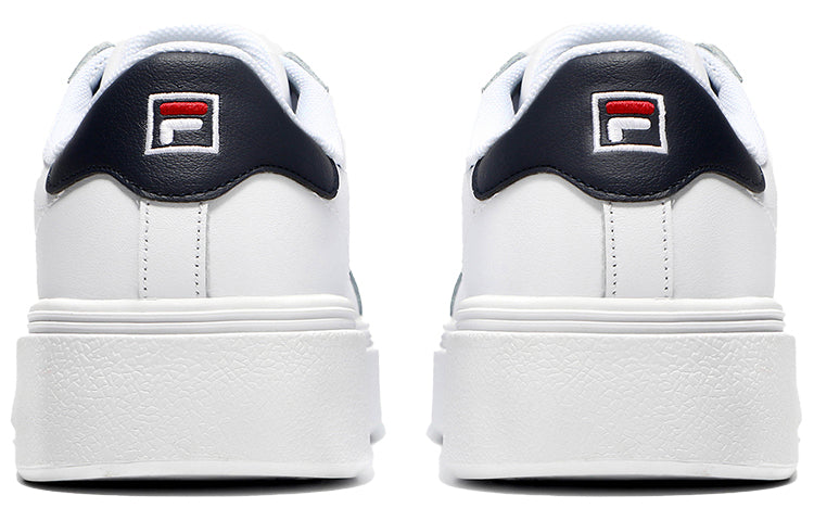 FILA Wear-Resistant Non-Slip Low Top Casual Skate Shoes Unisex White Blue Korean Version 'White Blue' 1TM01397E_147