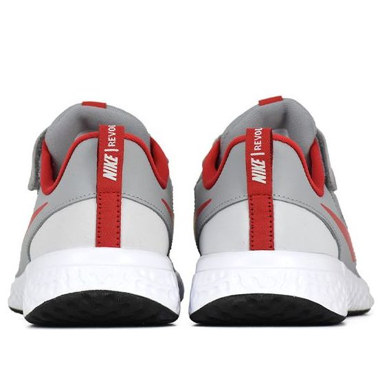 (PS) Nike Revolution 5 Low-Top Grey/Red BQ5672-013
