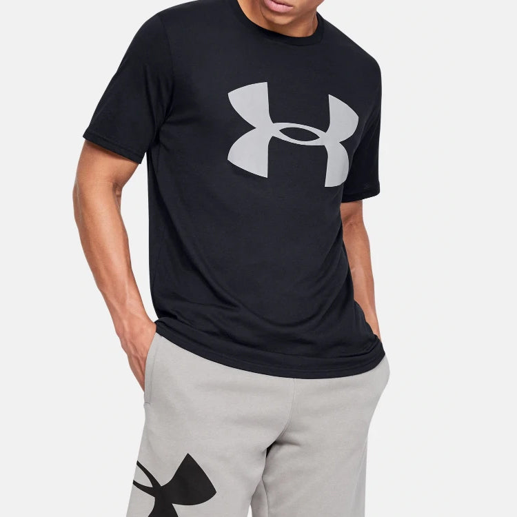 Men's Under Armour Big Logo Reflective Short Sleeve Black 1351617-001