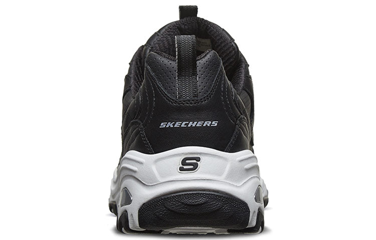 Skechers D Lites 1.0 Low-Top Daddy Shoes Black 51888-BKW