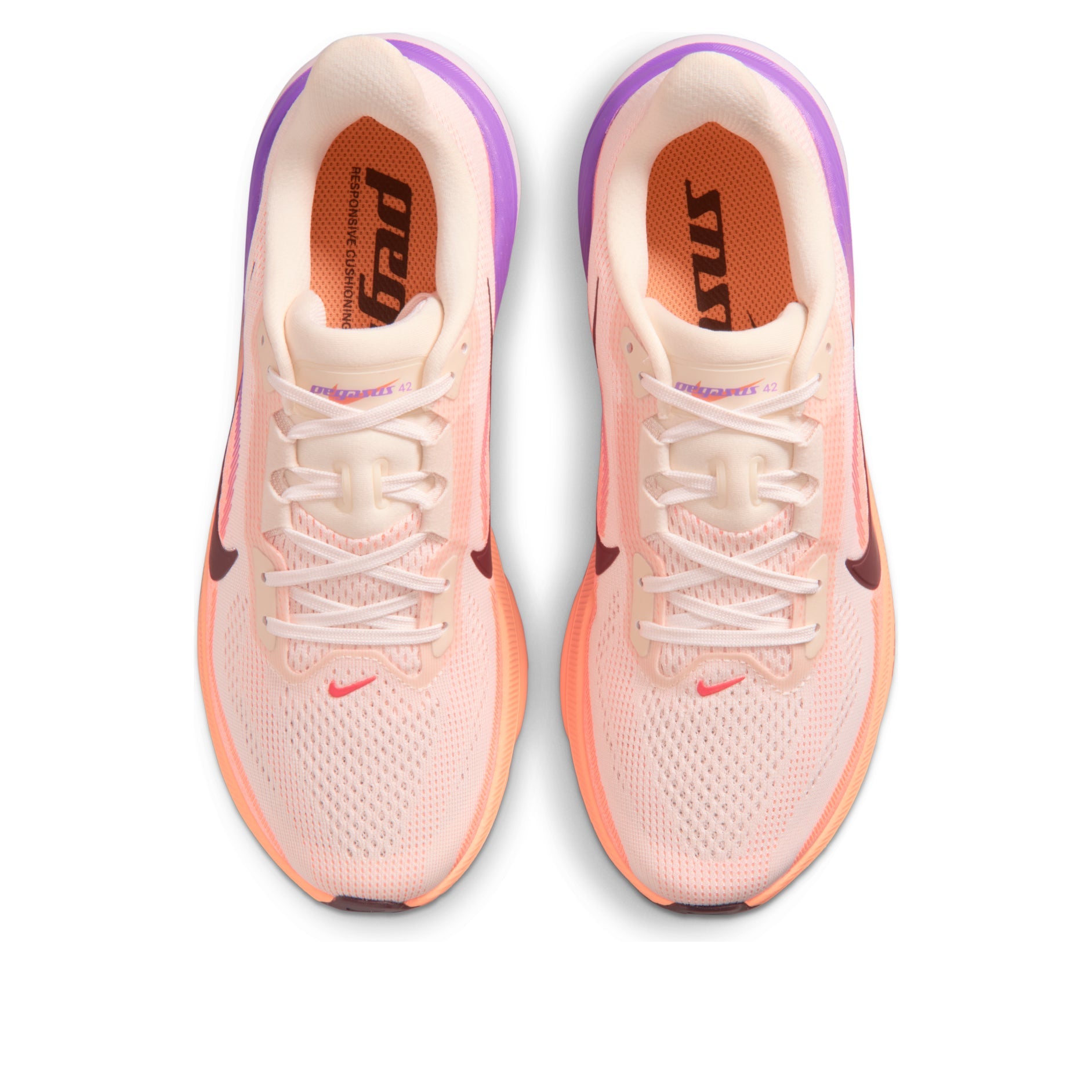 (WMNS) Nike Air Zoom Pegasus 42 'Orange Pulse Bright Violet' IB1881-113