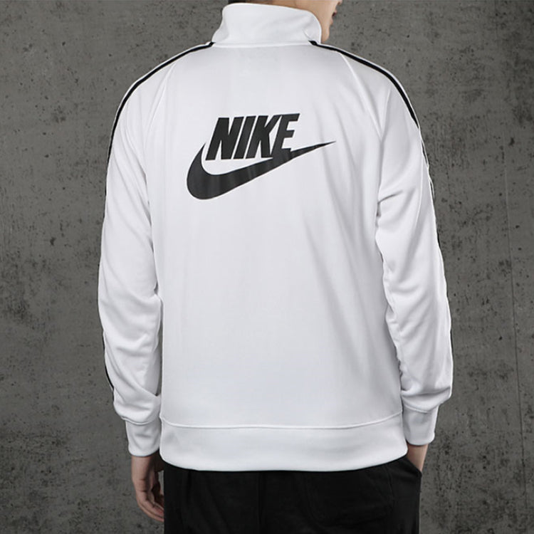 Nike Athleisure Casual Sports Running Half Zipper Pullover White CJ4393-100