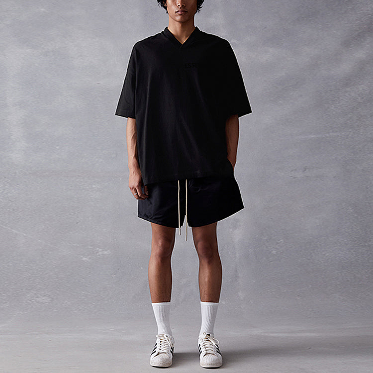 Fear of God Essentials SS23 V-Neck Tee 'Jet Black' 125SP234116F