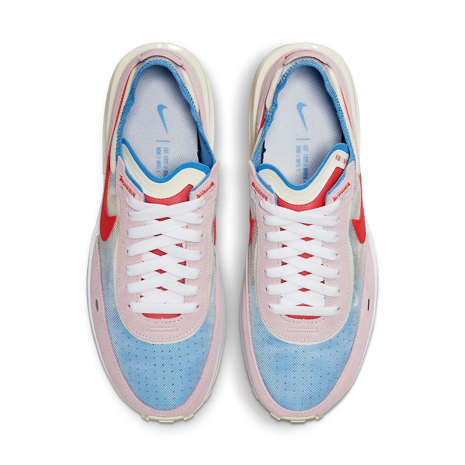 (WMNS) Nike Waffle One Pink/Blue/Red DN5057-600