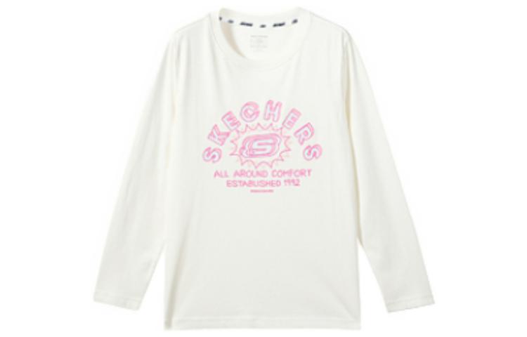 (GS) Skechers Logo Graphic Crew Sweater 'Multi-Color' L422K089
