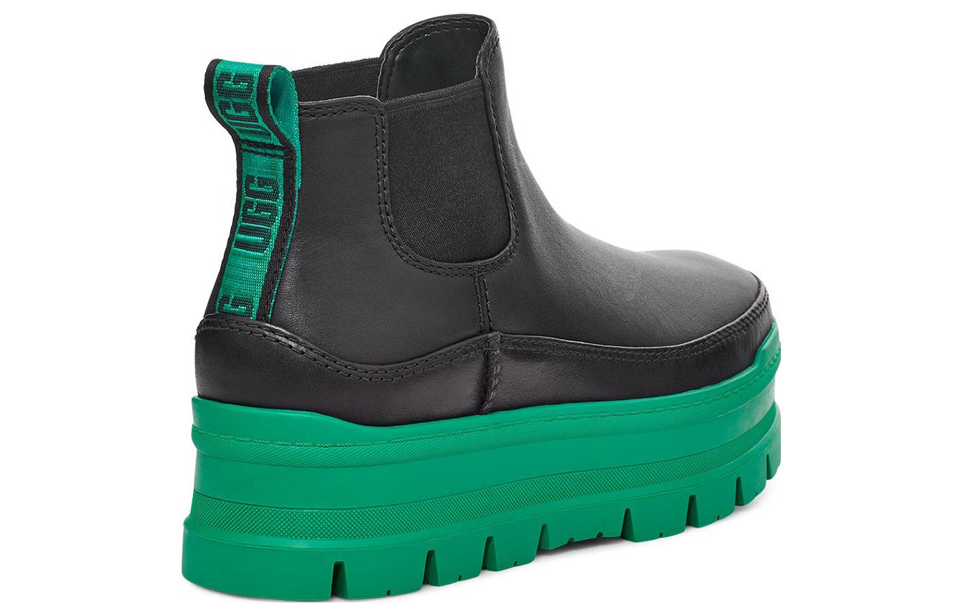(WMNS) UGG Merina Platform 'Black Emerald Green' 1130490-EDGR