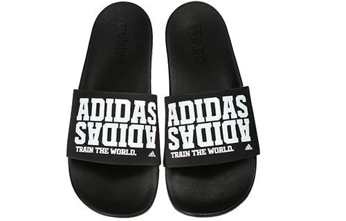 adidas Adilette Cloudfoam Plus Campus (W) 'Black White' BY2615