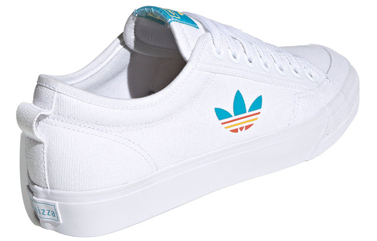 adidas Nizza Trefoil 'White Blue' FY2259