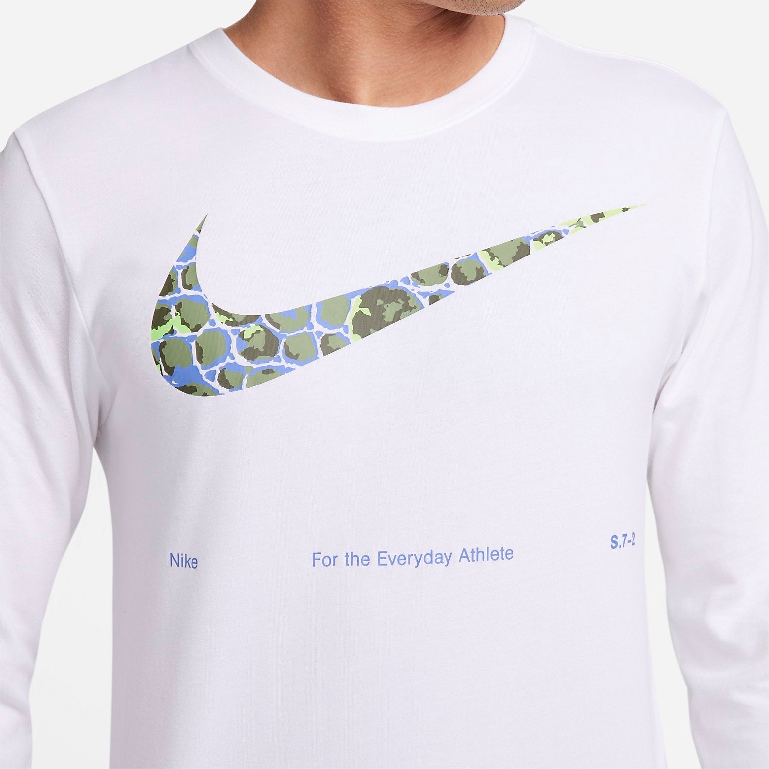 Nike Dri-FIT Long Sleeve T-Shirt 'White' FN0836-100