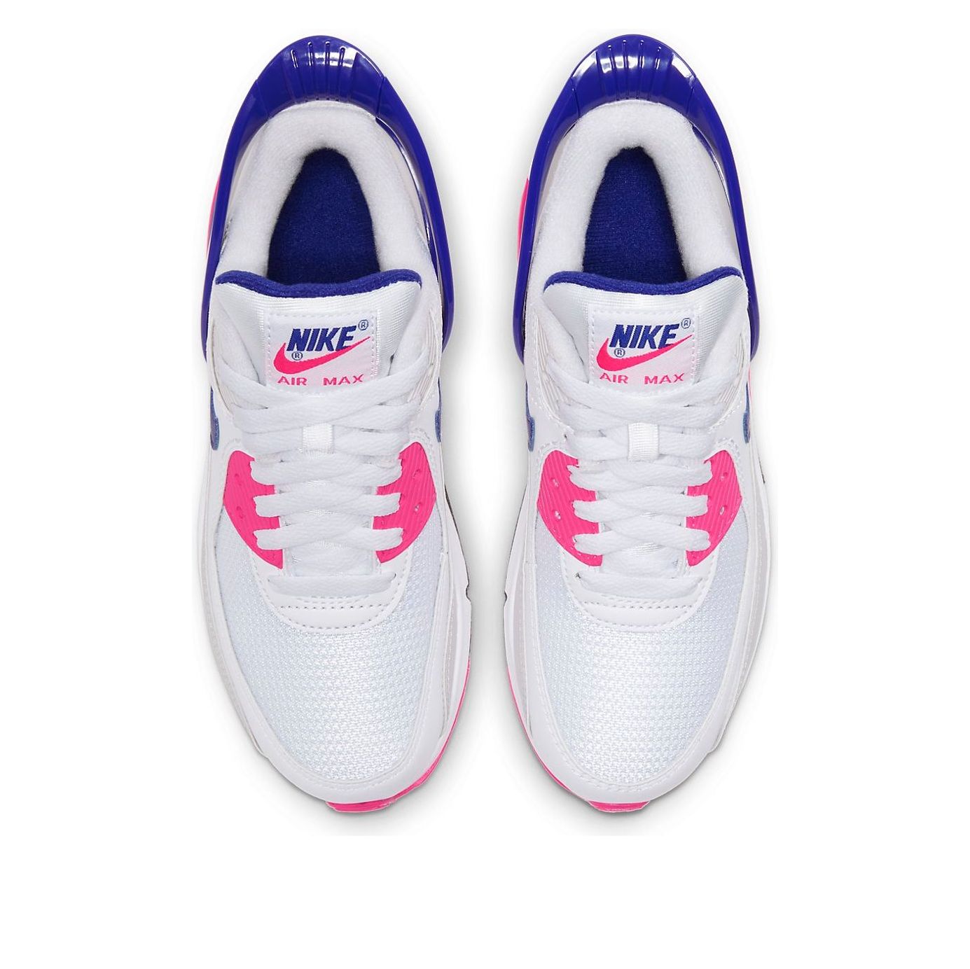 (GS) Nike Air Max 90 FlyEase 'White Pink Glow Concord' CV0526-105