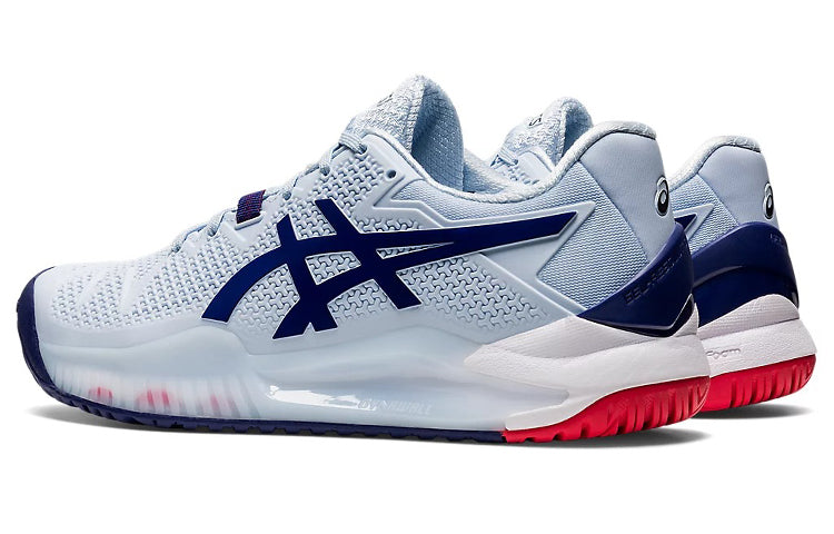 (WMNS) ASICS Gel-Resolution 8 D Wide 'Soft Sky' 1042A097-407