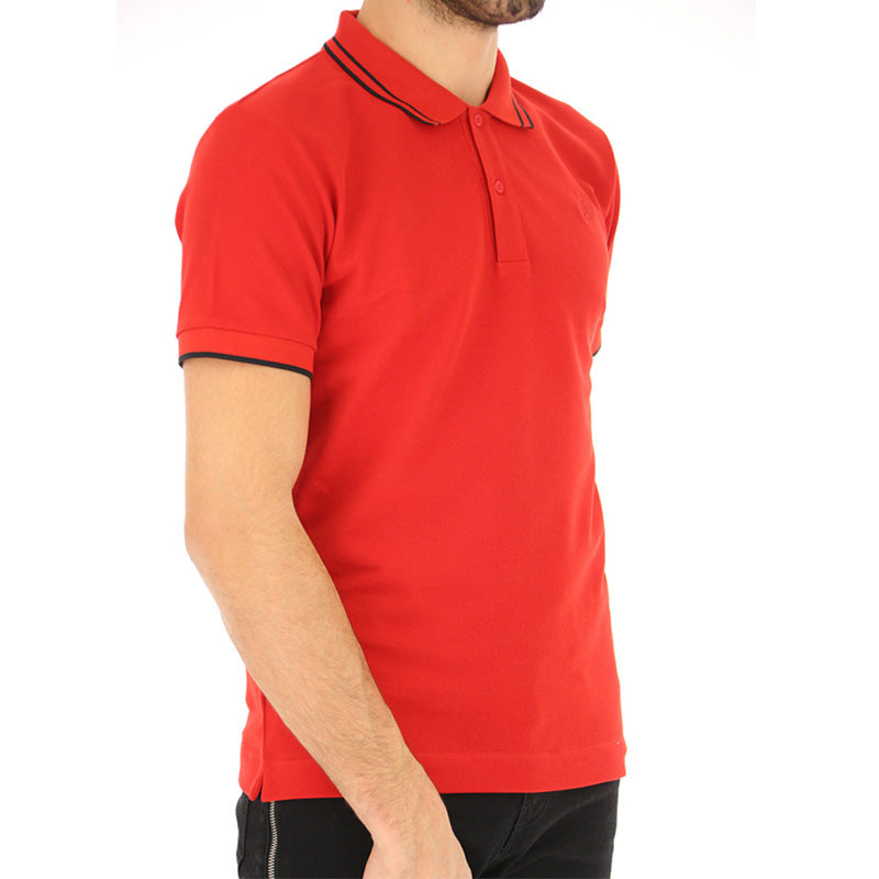 Alexander McQueen Pure Cotton Casual Short Sleeve Polo Shirt 'Red' 277624-RMT72-6100