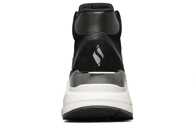 (WMNS) Skechers Rovina High-Top Black 155250-BLK