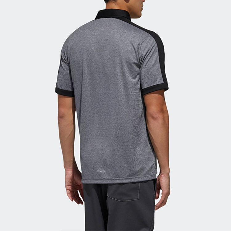 adidas Chest Pocket Short Sleeve Polo Shirt Gray DV0988