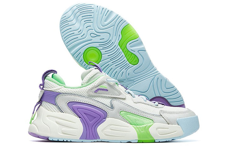 (WMNS) FILA SWARM low swirl sneakers purple/white/grey F12W021213FSP