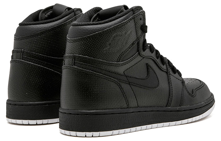 (GS) Air Jordan 1 Retro High OG 'Black Perforated' 575441-002