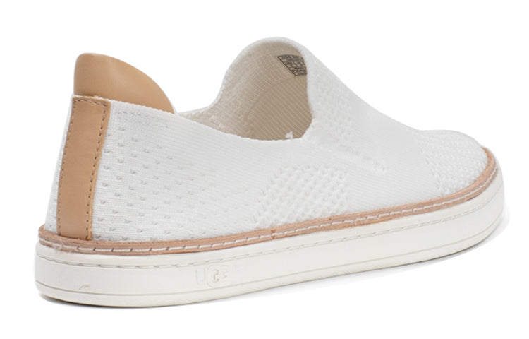 (WMNS) UGG Sammy Series Breathable Lightweight Non-Slip Casual Sports Skateboarding Shoes White 1016756-WHT