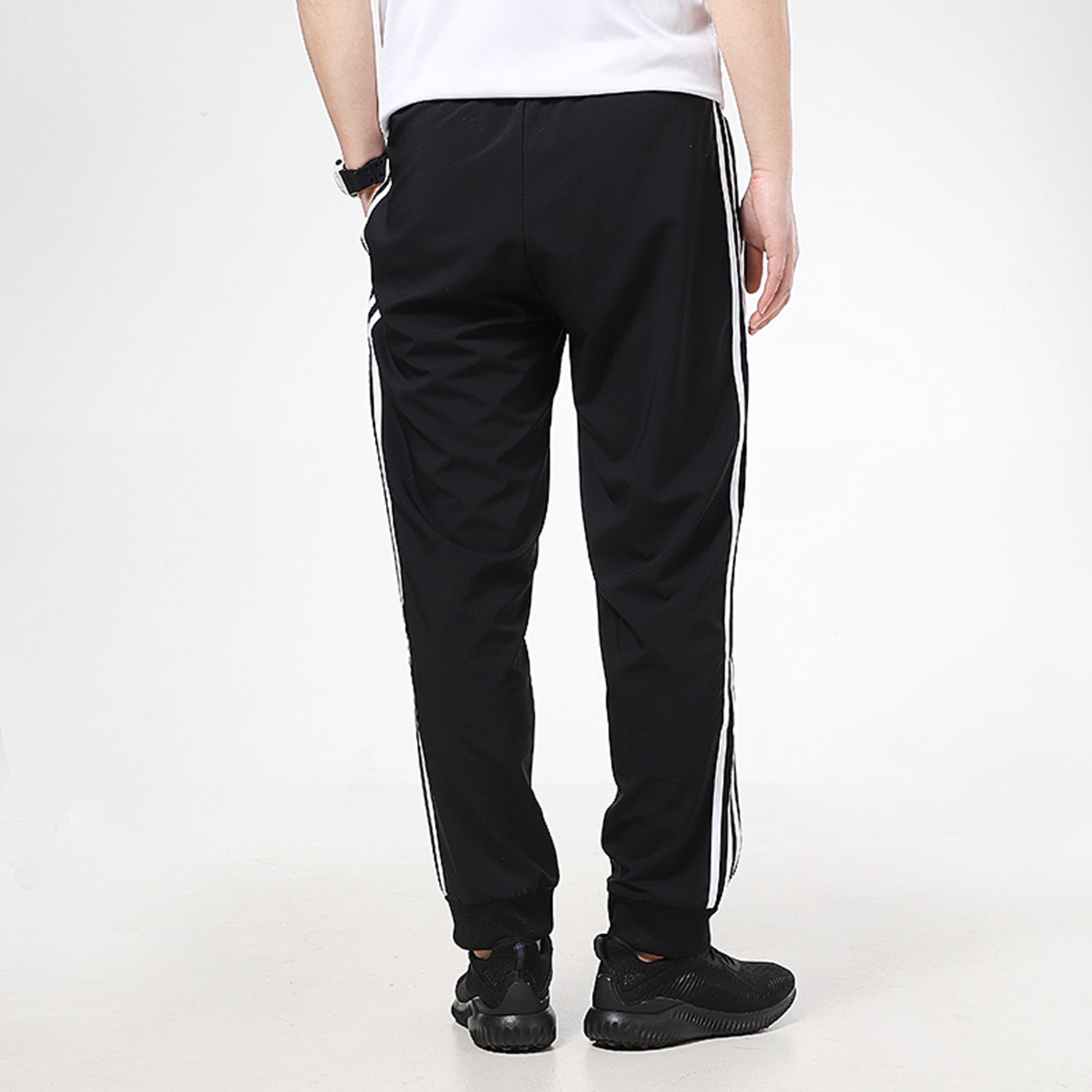 adidas Casual Sports Side Stripe Bundle Feet Long Pants Black GK8980