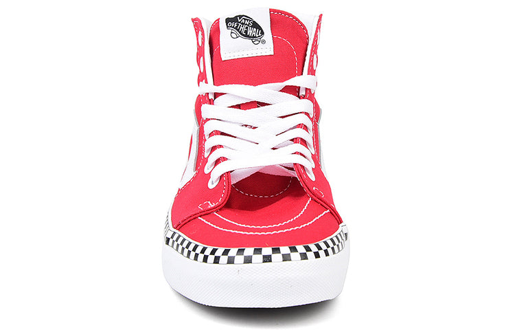 Vans SK8-HI 'Check Foxing - Racing Red' VN0A38GEVS5