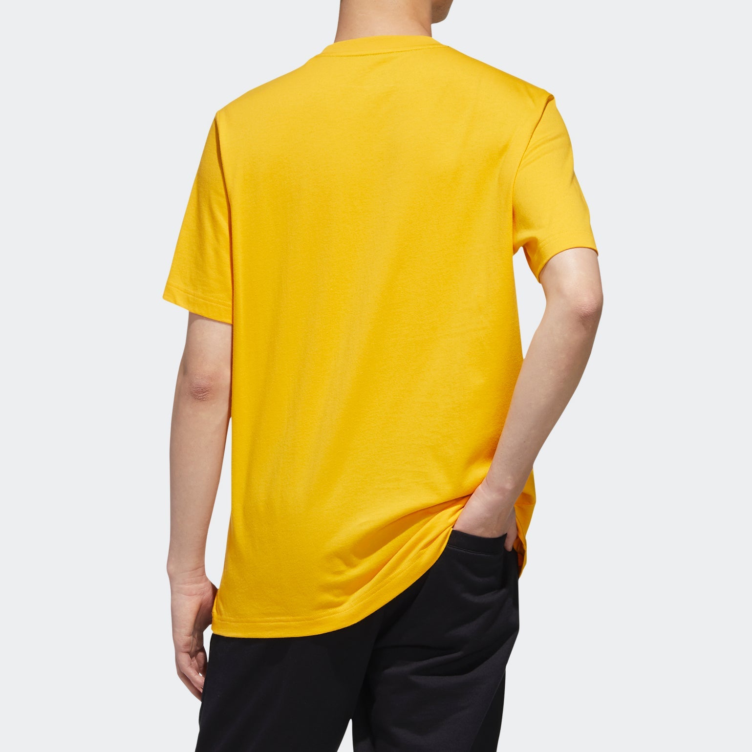 adidas neo M ESNTL LOGO T Sports Short Sleeve Yellow GJ8933