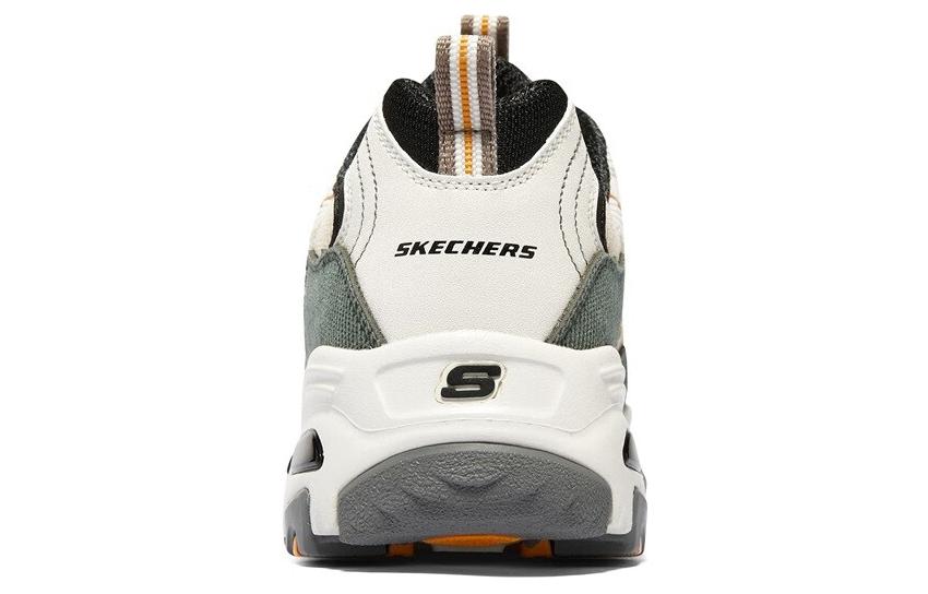 (WMNS) Skechers D'Lites - Biggest Fan Shoes 'White Olive Green' 896273-OWGN