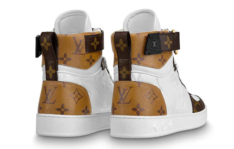 (WMNS) LOUIS VUITTON LV Boombox Sports Boots White/Brown 1A7RMY