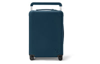 LOUIS VUITTON Cow Leather Trolley Bag 20 Inch Men's Dark Blue