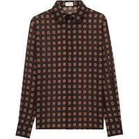 SAINT LAURENT Shirt Men's Coffee