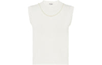 MIU MIU SS22 Tank Tops Women's White