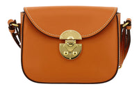 MIU MIU Leather Crossbody Bag Shoulder Bag Women's Orange