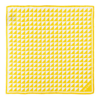 PRADA Silk Silk Scarves Women's Yellow