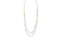 CHANEL Necklaces Women's Gold