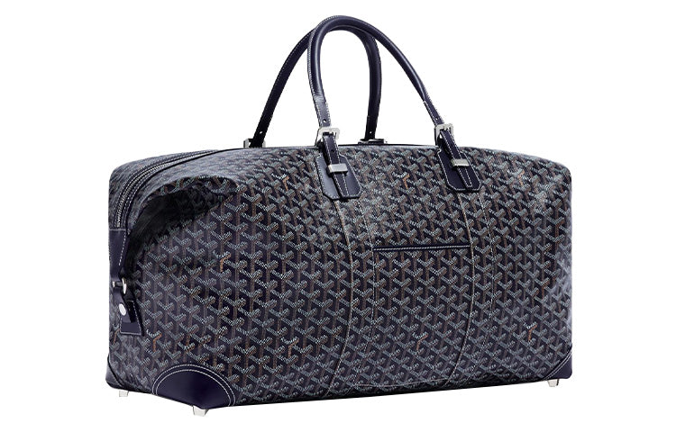 GOYARD Bowling Canvas With Leather Travel Backpack Sports Backpack Unisex Navy